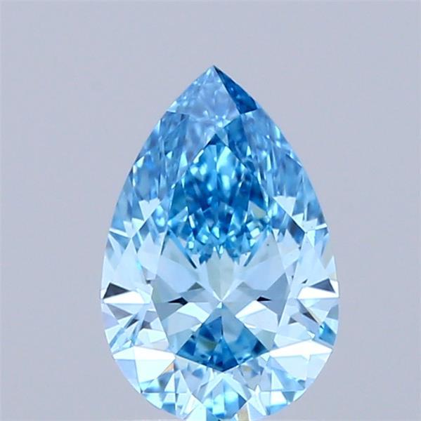 1.03 Ct. Fancy Vivid Blue Pear Lab Grown Diamond