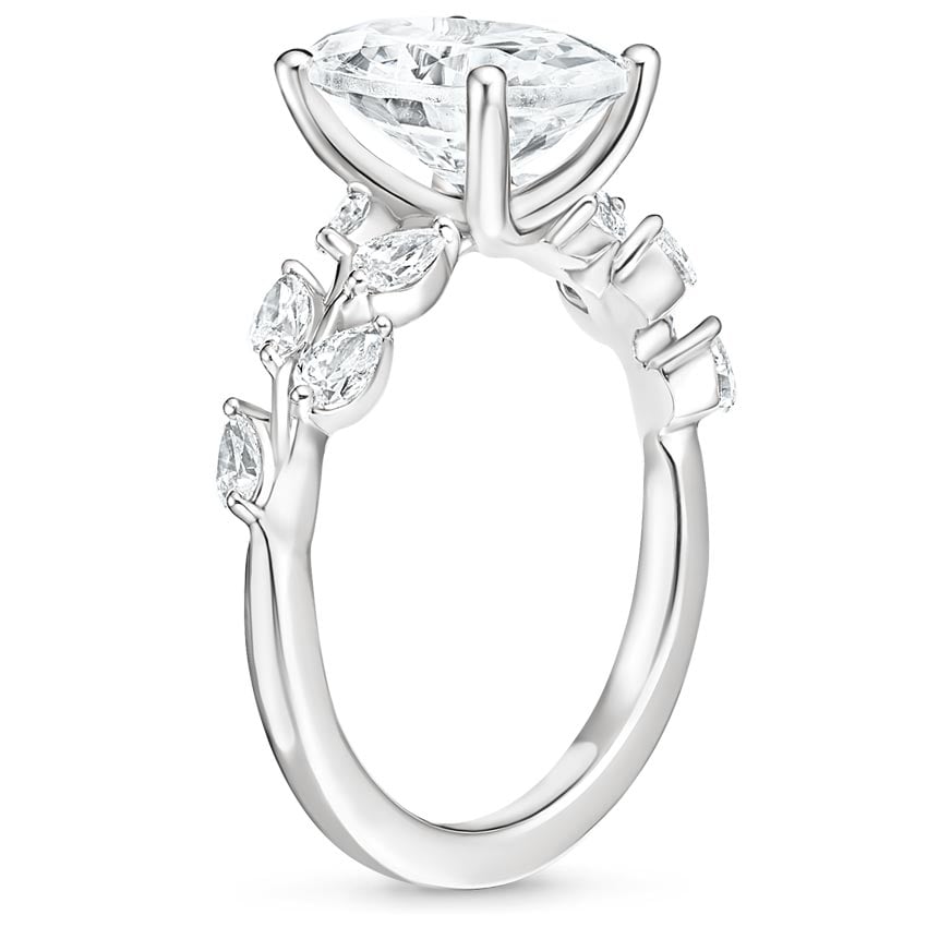 18K White Gold Amaranta Diamond Ring (1/2 ct. tw.), large side view