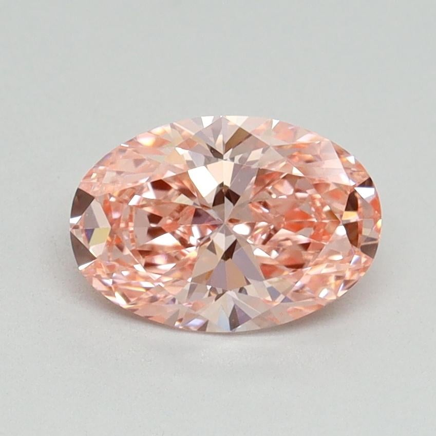 1.03 Ct. Fancy Vivid Pink Oval Lab Grown Diamond
