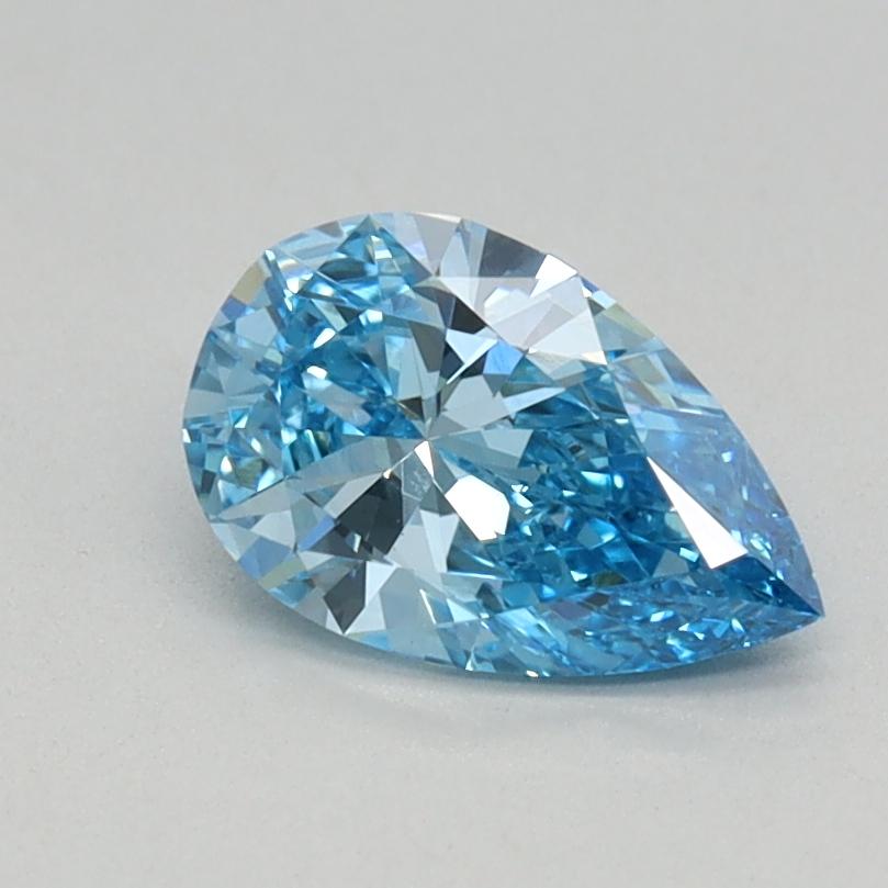 0.56 Ct. Fancy Vivid Blue Pear Lab Grown Diamond