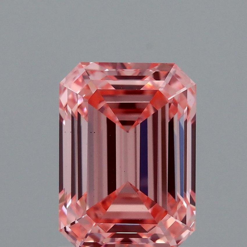 1.87 Ct. Fancy Vivid Pink Emerald Lab Grown Diamond