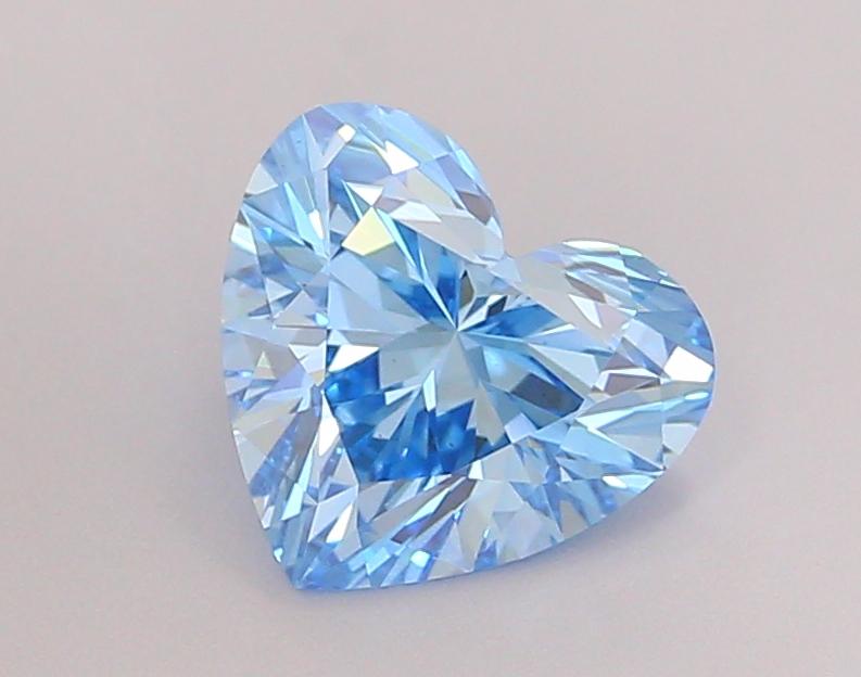 2.06 Ct. Fancy Vivid Blue Heart Lab Grown Diamond
