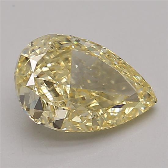 1.68 Ct. Fancy Intense Yellow Pear Lab Grown Diamond