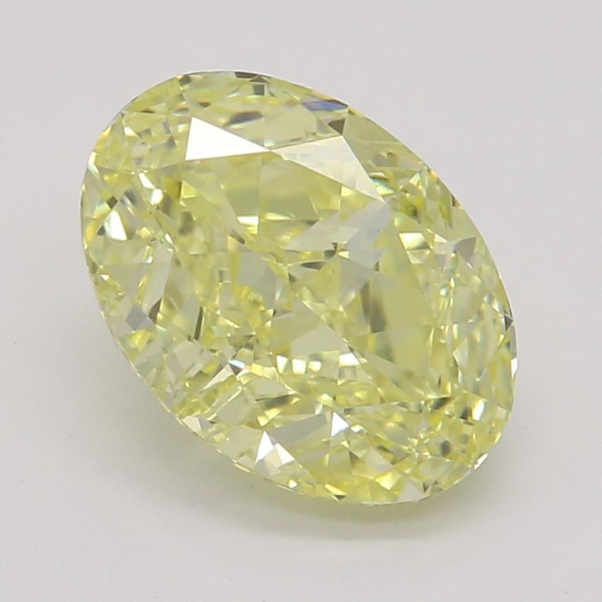 1.37 Ct. Fancy Intense Yellow Oval Diamond