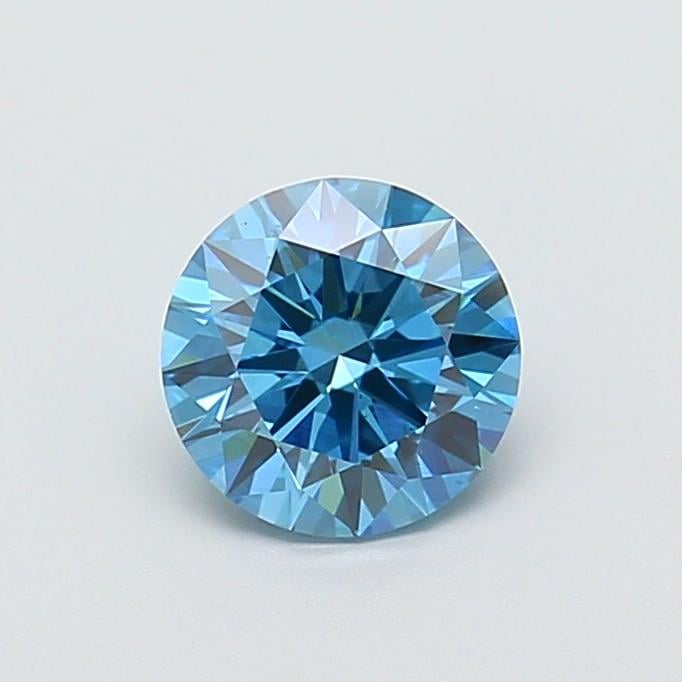 1.06 Ct. Fancy Vivid  Blue Round Lab Grown Diamond