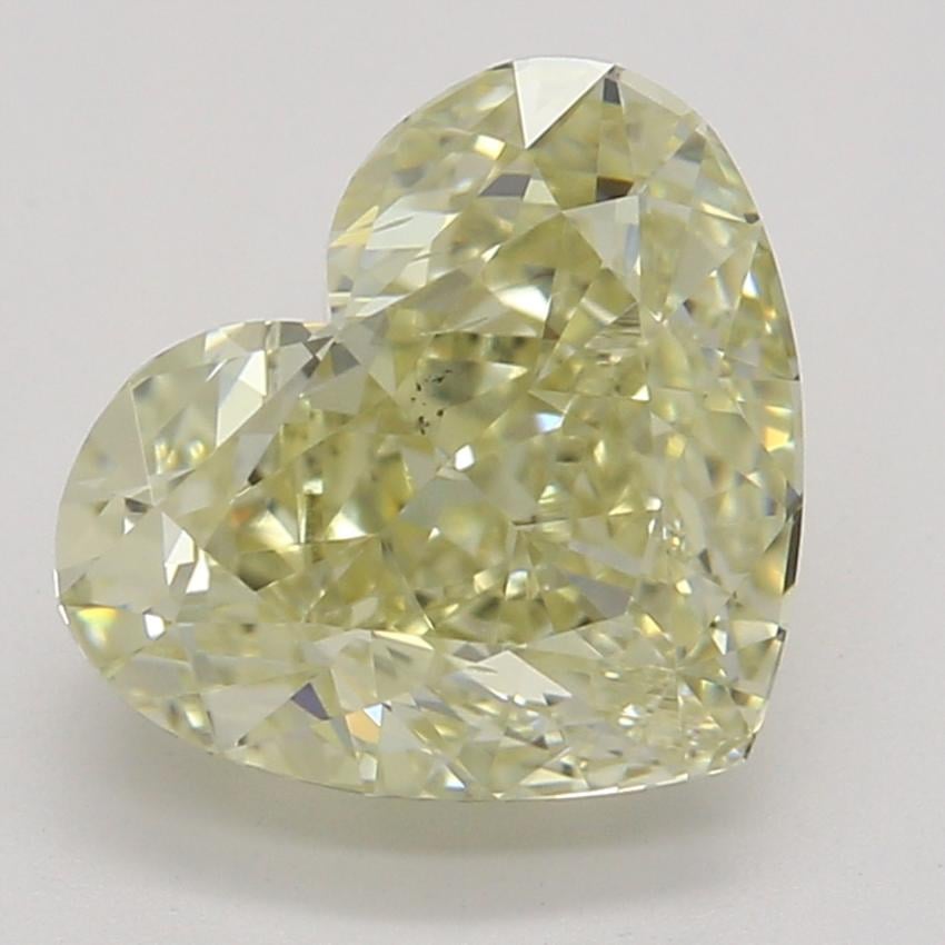 1.53 Ct. Fancy Light Yellow Heart Diamond
