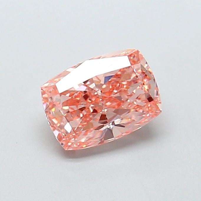 1.53 Ct. Fancy Intense  Pink Cushion Lab Grown Diamond