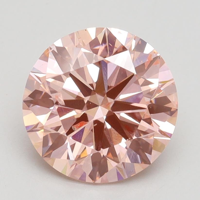 2.34 Ct. Fancy Intense Pink Round Lab Grown Diamond