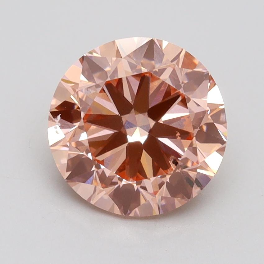 2.01 Ct. Fancy Intense Pink Round Lab Grown Diamond