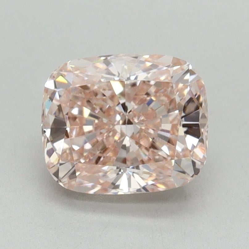 1.52 Ct. Fancy Intense Pink Cushion Lab Grown Diamond