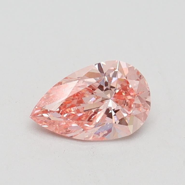 0.53 Ct. Fancy Intense Pink Pear Lab Grown Diamond