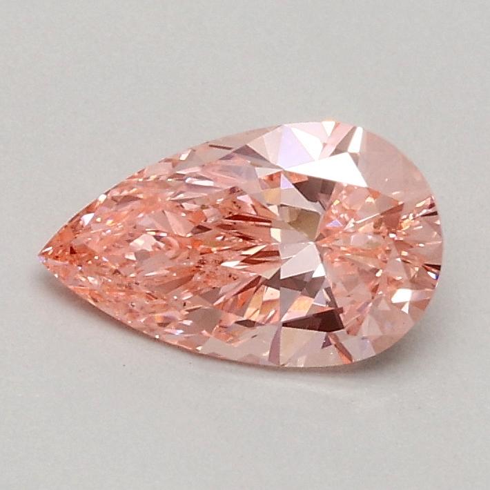 0.50 Ct. Fancy Vivid Pink Pear Lab Grown Diamond