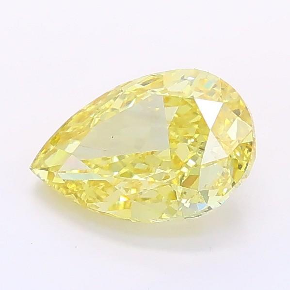 1.03 Ct. Fancy Intense Yellow Pear Lab Grown Diamond