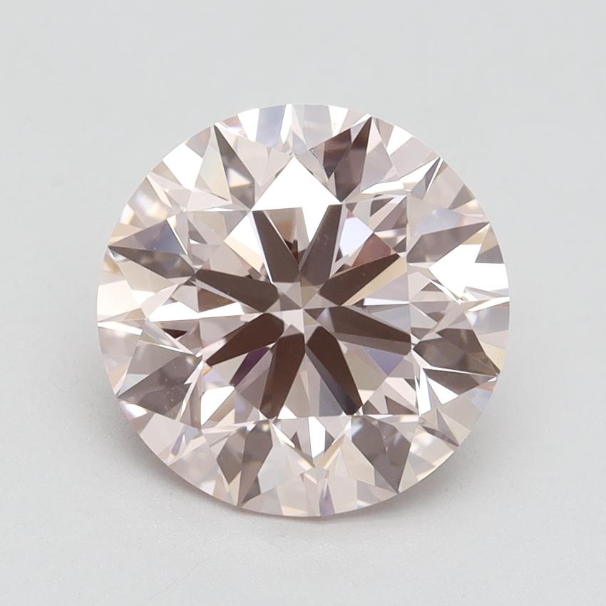 3.38 Ct. Fancy Intense Pink Round Lab Grown Diamond