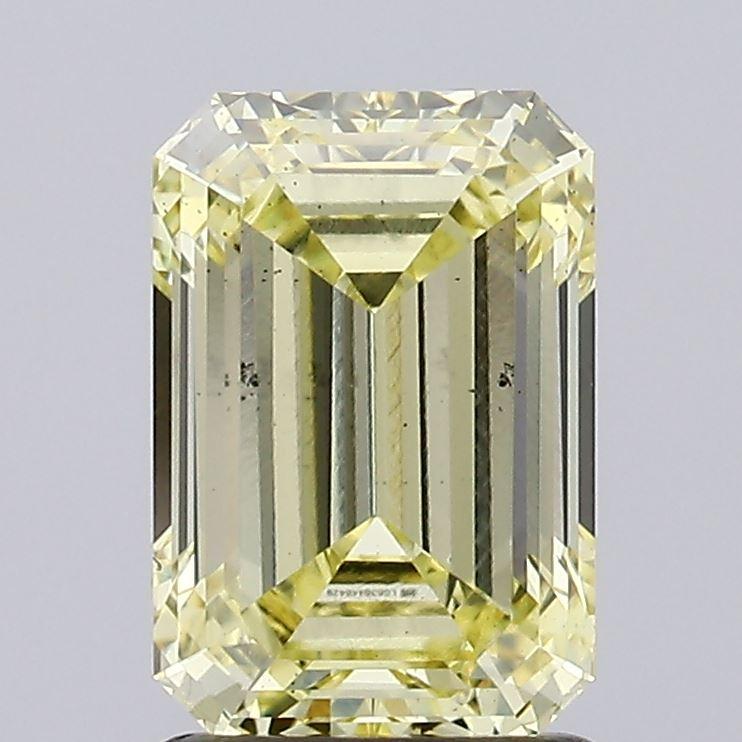 1.75 Ct. Fancy Yellow Emerald Lab Grown Diamond