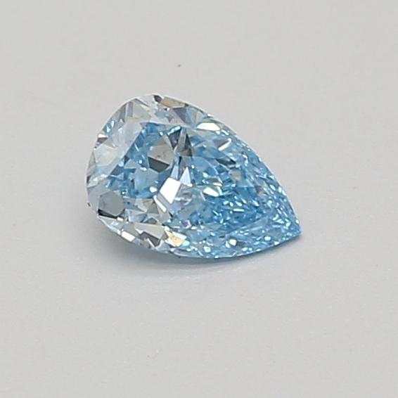 0.39 Ct. Fancy Vivid Blue Pear Lab Grown Diamond