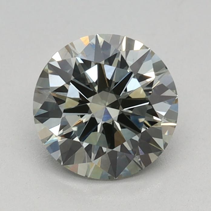 0.67 Ct. Fancy Green Round Lab Grown Diamond
