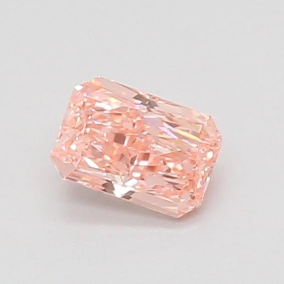 0.52 Ct. Fancy Vivid Pink Radiant Lab Grown Diamond