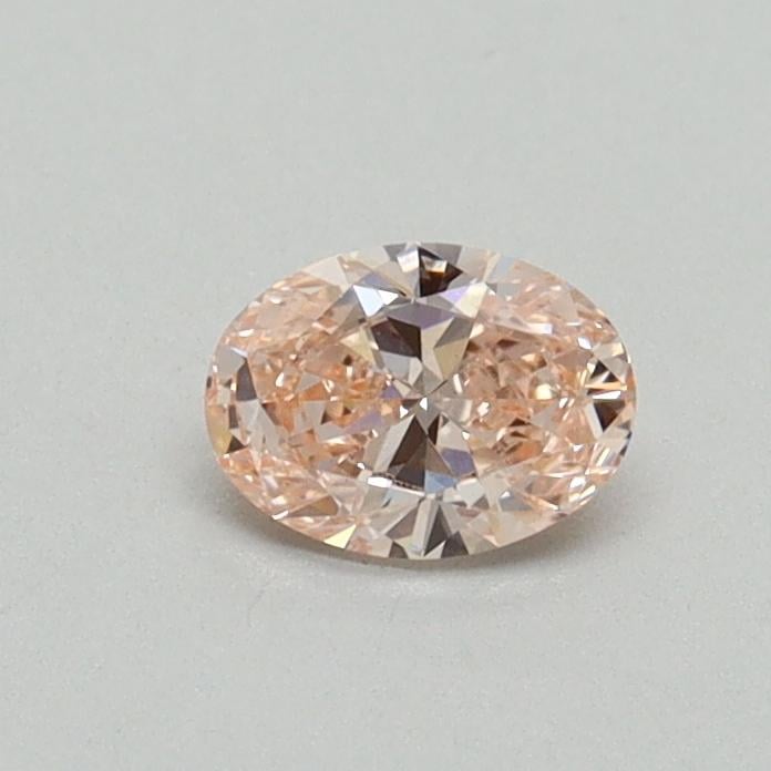 0.30 Ct. Fancy Intense Pink Oval Lab Grown Diamond