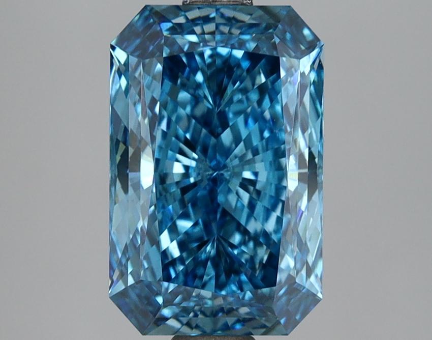 3.0 Ct. Fancy Vivid Blue Radiant Lab Grown Diamond