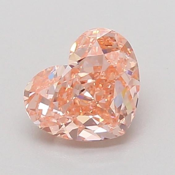 1.09 Ct. Fancy Vivid Pink Heart Lab Grown Diamond