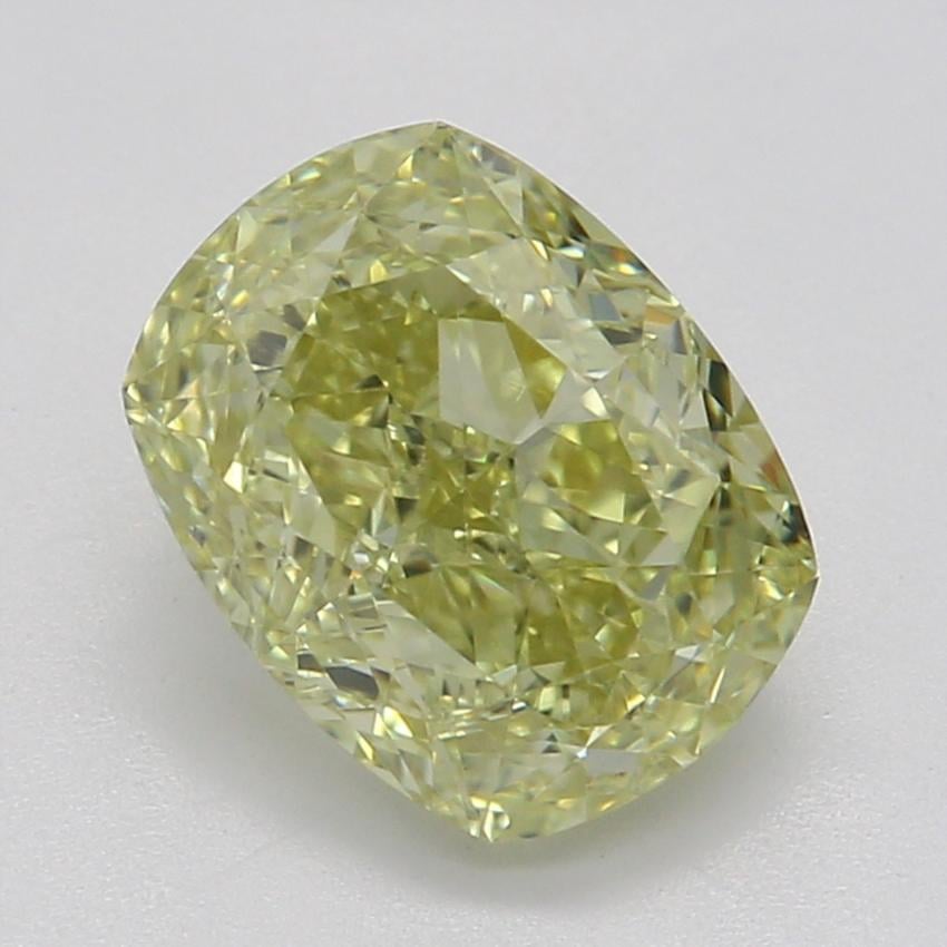1.20 Ct. Fancy Brownish Greenish Yellow Cushion Diamond