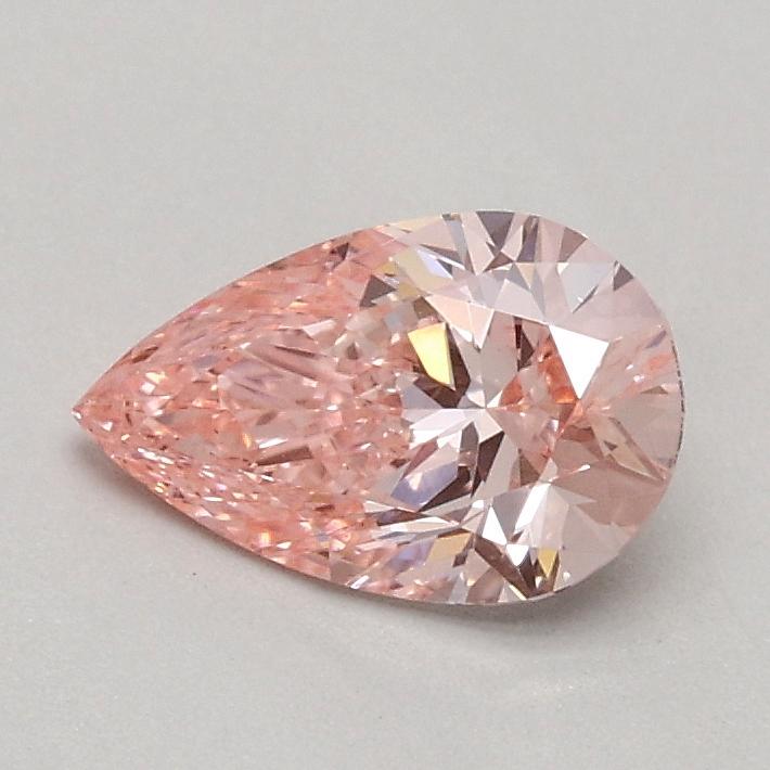 0.50 Ct. Fancy Vivid Pink Pear Lab Grown Diamond