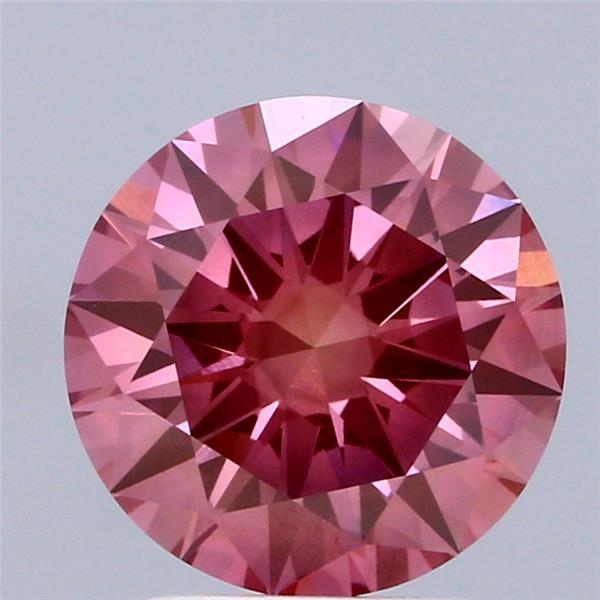 2.84 Ct. Fancy Vivid Pink Round Lab Grown Diamond