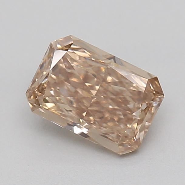 0.52 Ct. Light  Brown Radiant Lab Grown Diamond
