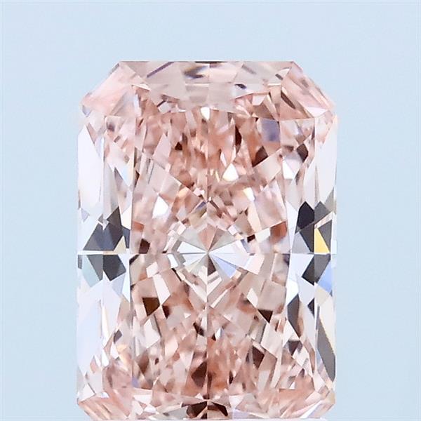 1.51 Ct. Fancy Pink Radiant Lab Grown Diamond