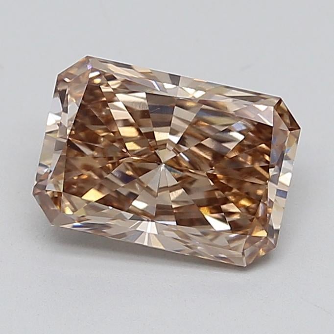 2.08 Ct. Light  Brown Radiant Lab Grown Diamond