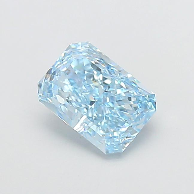 2.19 Ct. Fancy Vivid  Blue Radiant Lab Grown Diamond