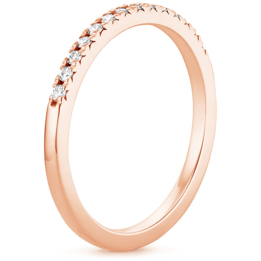 14K Rose Gold Sonora Diamond Ring (1/8 ct. tw.), large side view