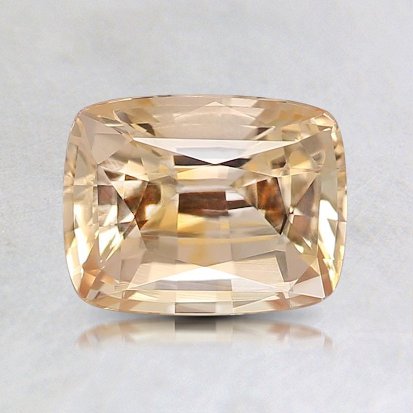 7x5.5mm Peach Cushion Sapphire