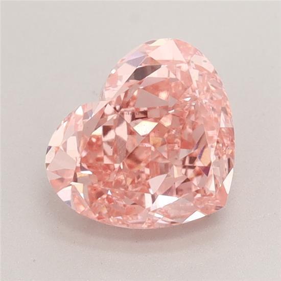 1.80 Ct. Fancy Vivid Pink Heart Lab Grown Diamond
