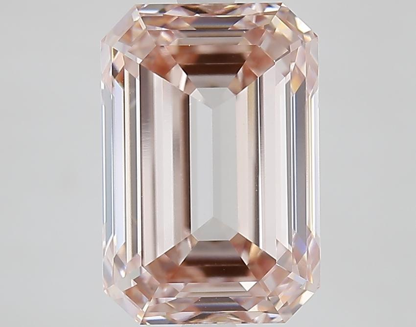5.30 Ct. Fancy Intense Pink Emerald Lab Grown Diamond