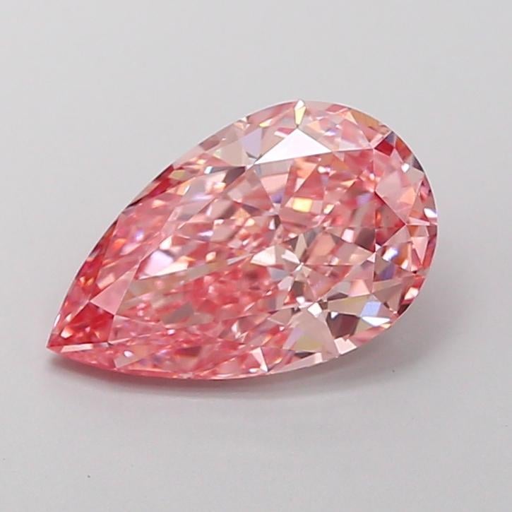 2.07 Ct. Fancy Vivid Pink Pear Lab Grown Diamond