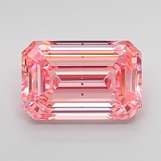 3.05 Ct. Fancy Intense Pink Emerald Lab Grown Diamond