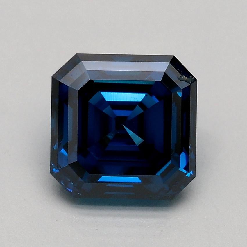 1.45 Ct. Fancy Deep Blue Asscher Lab Grown Diamond