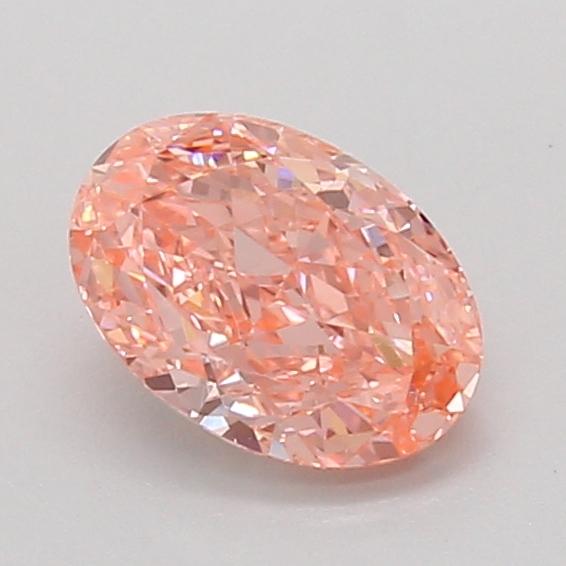 1.10 Ct. Fancy Vivid Pink Oval Lab Grown Diamond