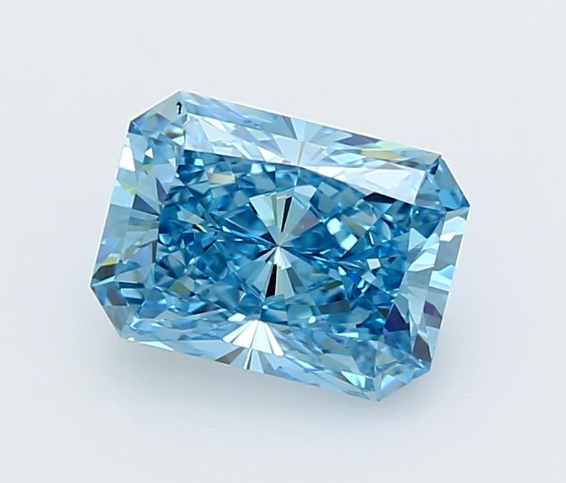 2.5 Ct. Fancy Vivid  Blue Radiant Lab Grown Diamond
