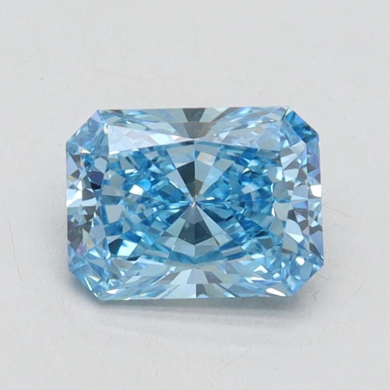 0.99 Ct. Fancy Vivid Blue Radiant Lab Grown Diamond