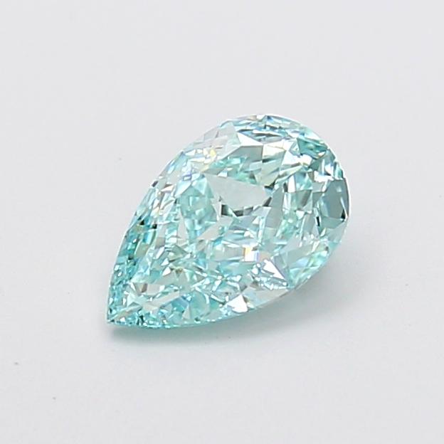 1.08 Ct. Fancy Intense  Green Pear Lab Grown Diamond