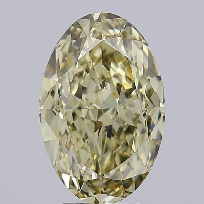 5.05 Ct. Fancy Yellow Oval Lab Grown Diamond