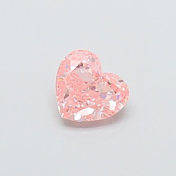 0.34 Ct. Fancy Vivid Pink Heart Lab Grown Diamond