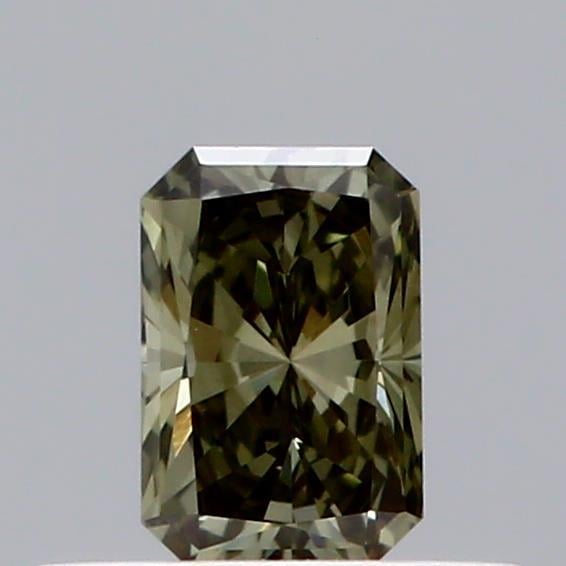 0.36 Ct. Fancy Greyish Green Radiant Lab Grown Diamond