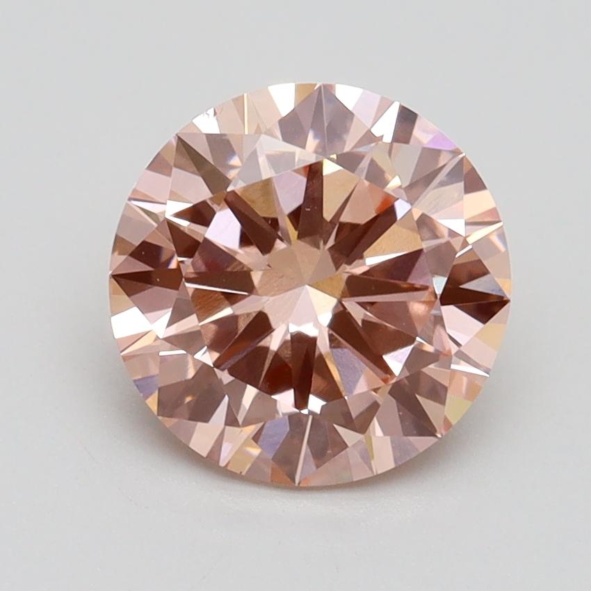 1.81 Ct. Fancy Intense Pink Round Lab Grown Diamond