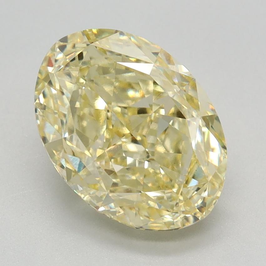 2.62 Ct. Fancy Intense Yellow Oval Lab Grown Diamond