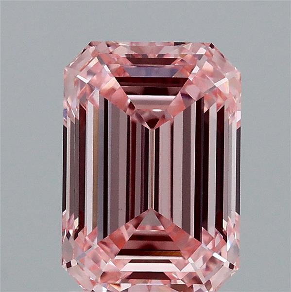 1.88 Ct. Fancy Vivid Pink Emerald Lab Grown Diamond