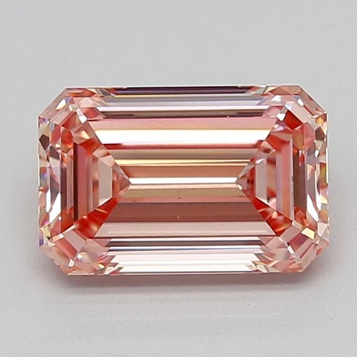 2.03 Ct. Fancy Intense  Pink Emerald Lab Grown Diamond